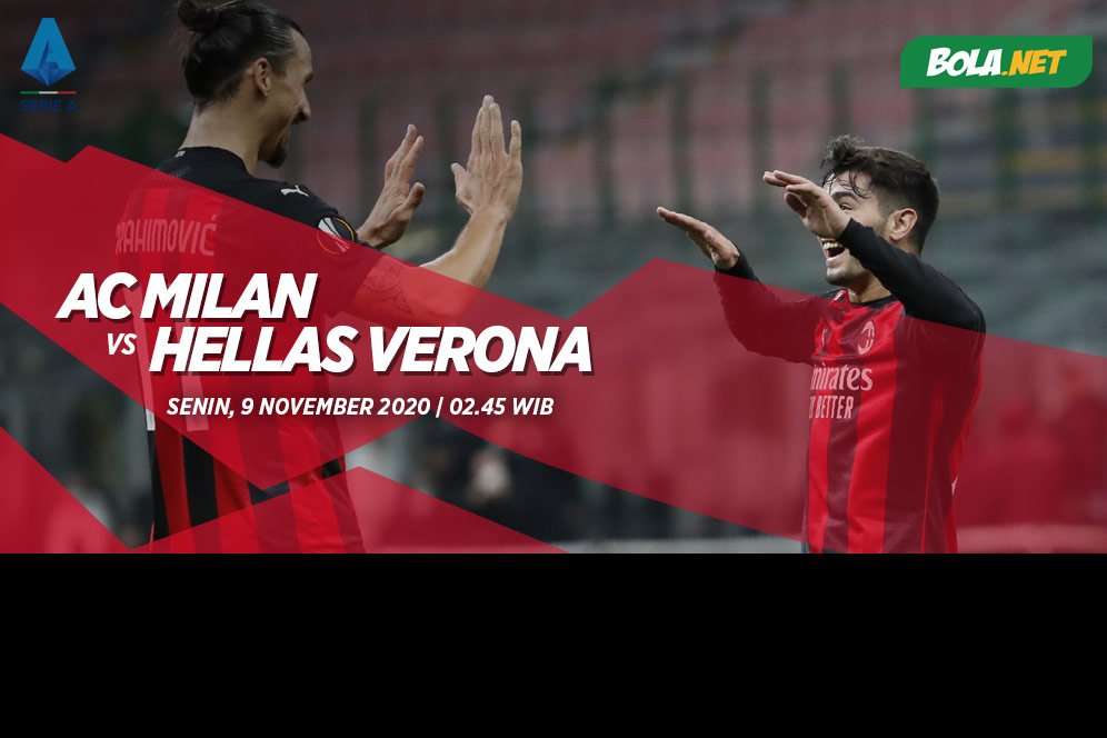 Prediksi AC Milan vs Hellas Verona 9 November 2020