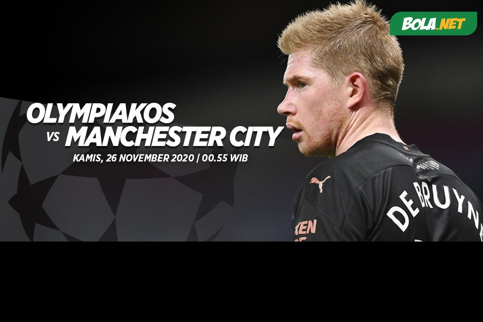 Prediksi Olympiakos vs Manchester City 26 November 2020 Prediksi Olympiakos vs Manchester City 26 November 2020