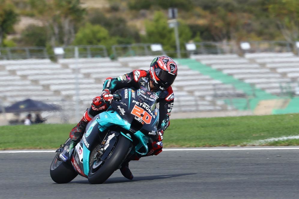 Fabio Quartararo Pantang Menyerah Sampai Bendera Finis Dikibarkan di Portimao Fabio Quartararo Pantang Menyerah Sampai Bendera Finis Dikibarkan di Portimao