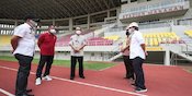 Tinjau Stadion Manahan, Kemenpora Puas Tinjau Stadion Manahan, Kemenpora Puas