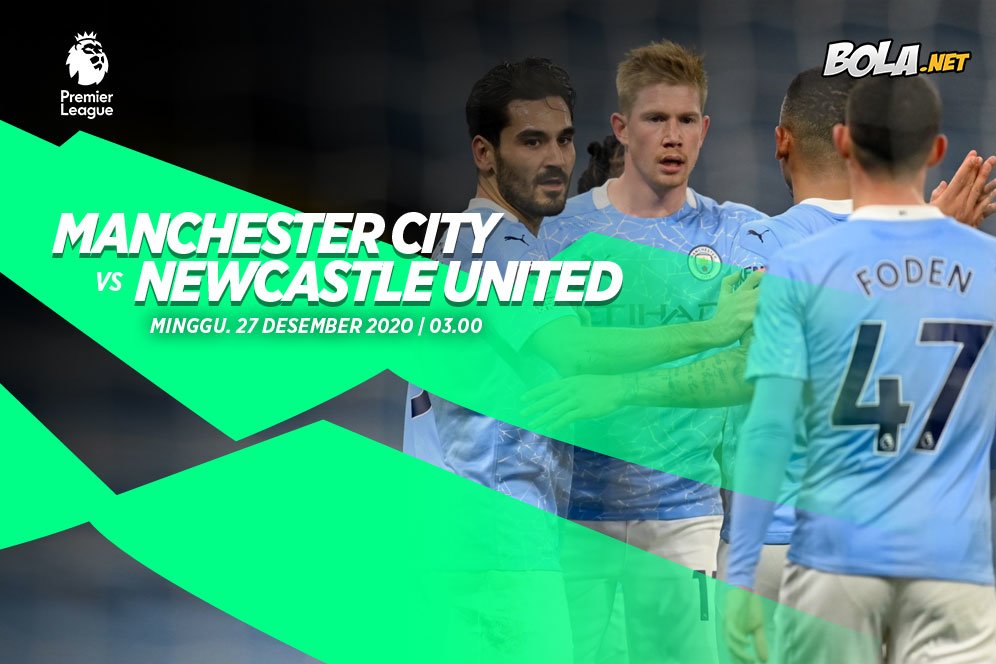 Prediksi Manchester City vs Newcastle United 27 Desember 2020