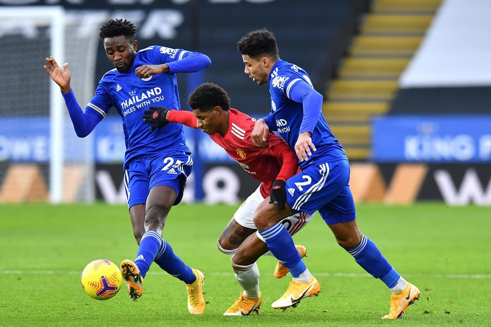 Hasil Pertandingan Leicester City vs Manchester United: Skor 2-2