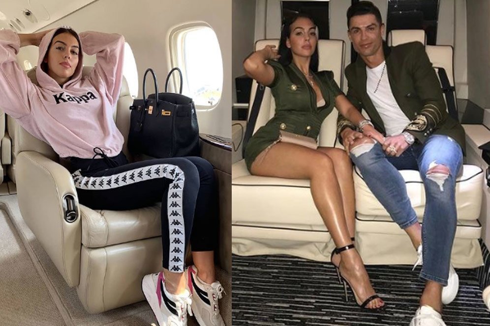 Potret Aduai Georgina Rodriguez di Atas Jet Pribadi Mewah Seharga Rp377 Miliar Potret Aduai Georgina Rodriguez di Atas Jet Pribadi Mewah Seharga Rp377 Miliar