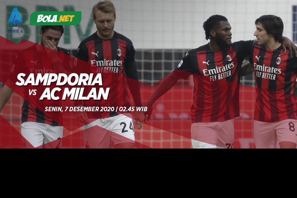 Data dan Fakta Serie A: Sampdoria vs AC Milan Data dan Fakta Serie A: Sampdoria vs AC Milan