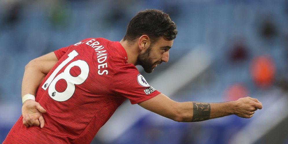 Bruno Fernandes (c) Pool Reuters via AP Photo