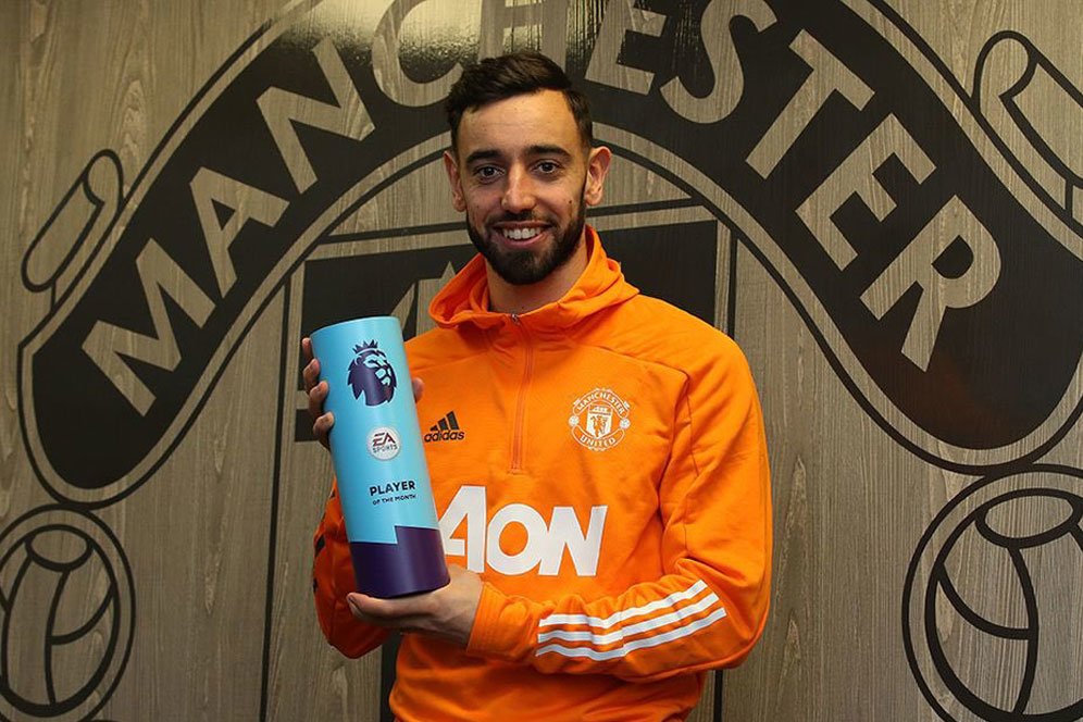 Resmi, Bruno Fernandes Jadi Pemain Terbaik EPL Bulan Desember 2020 Resmi, Bruno Fernandes Jadi Pemain Terbaik EPL Bulan Desember 2020