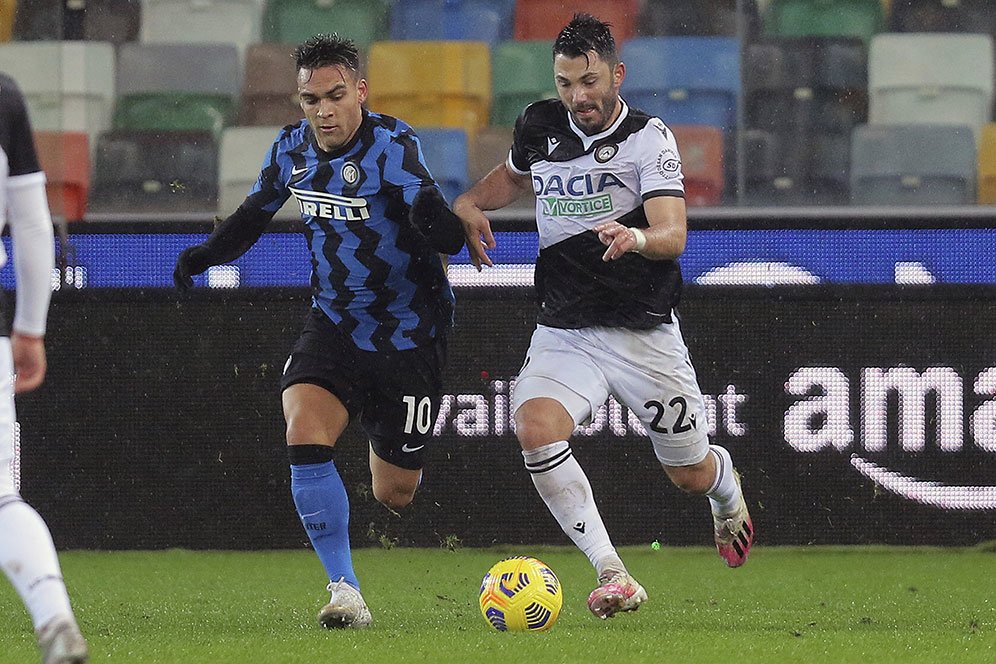 Hasil Pertandingan Udinese vs Inter Milan: Skor 0-0