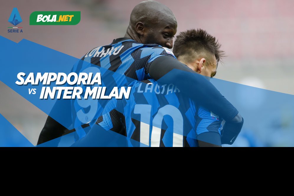Data dan Fakta Serie A: Sampdoria vs Inter Milan