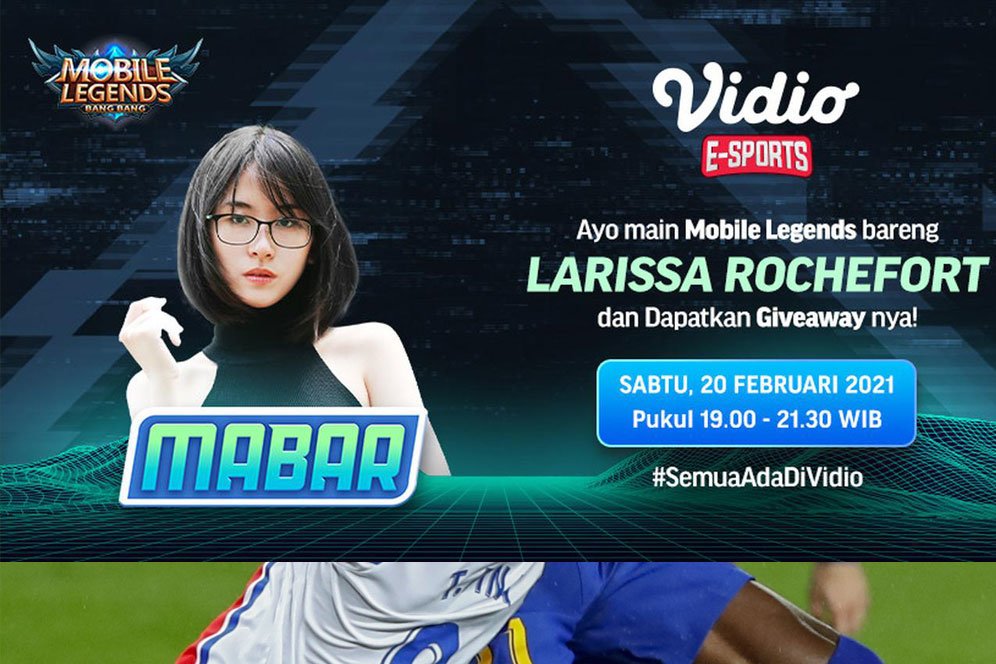 Live Streaming Mabar Mobile Legends Bersama Larissah Rochefort, Sabtu 20 Februari 2021 Live Streaming Mabar Mobile Legends Bersama Larissah Rochefort, Sabtu 20 Februari 2021
