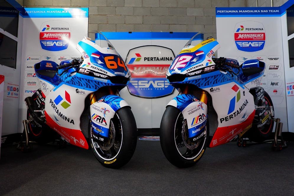 Galeri: Inilah Tampilan Pertamina Mandalika SAG Team Moto2 2021 Galeri: Inilah Tampilan Pertamina Mandalika SAG Team Moto2 2021