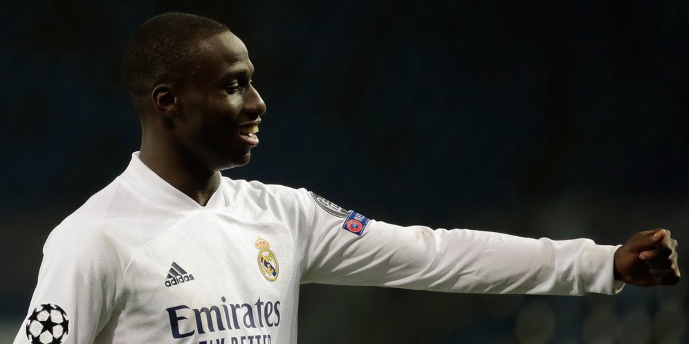 Bintang Real Madrid, Ferland Mendy. (c) AP Photo