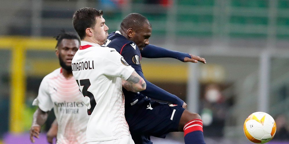 Duel Alessio romagnoli vs El Fardou Ben Nabouhane (c) AP Photo