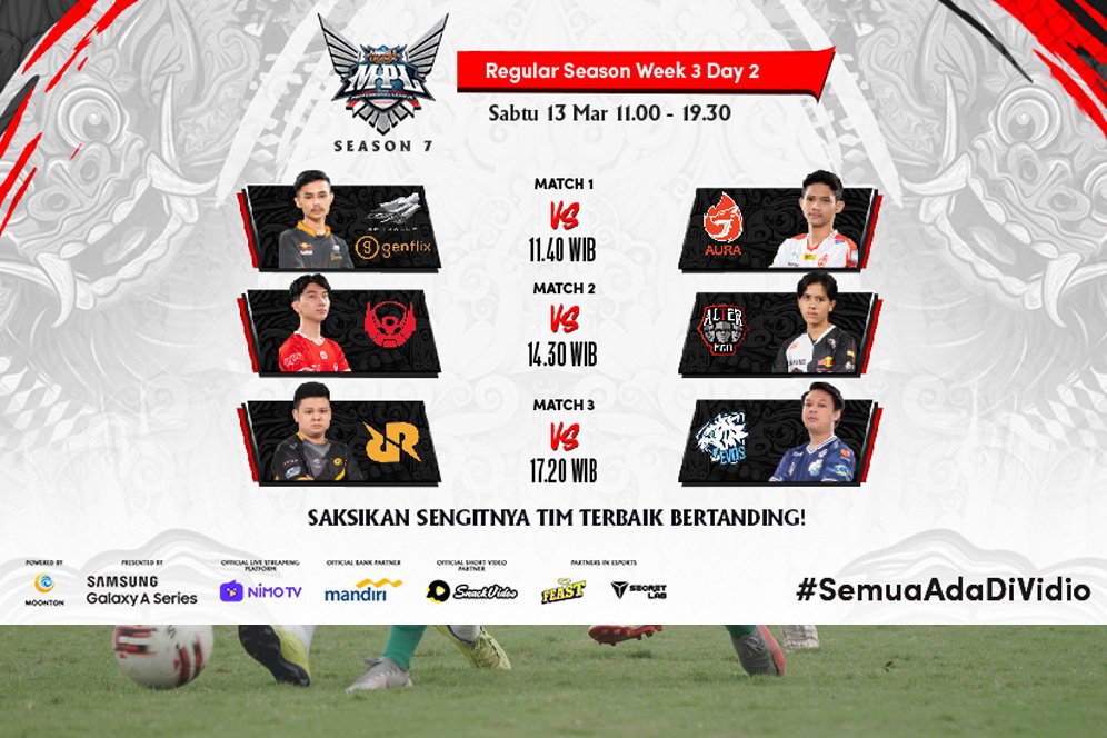 Jadwal MPL ID Season 7 Pekan Ketiga, Sabtu 13 Maret 2021: El Clasico RRQ Hoshi vs Evos Legends Curi Jadwal MPL ID Season 7 Pekan Ketiga, Sabtu 13 Maret 2021: El Clasico RRQ Hoshi vs Evos Legends Curi