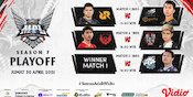 Jadwal Playoff MPL Season 7 di Vidio, Jumat 30 April 2021: Dibuka Duel RRQ Hoshi vs Genflix Aerowolf Jadwal Playoff MPL Season 7 di Vidio, Jumat 30 April 2021: Dibuka Duel RRQ Hoshi vs Genflix Aerowolf
