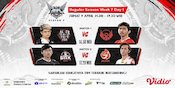 Jadwal MPL Season 7 Pekan ke-6 di Vidio, Jumat 9 April 2021: Ada Alter Ego vs BTR Jadwal MPL Season 7 Pekan ke-6 di Vidio, Jumat 9 April 2021: Ada Alter Ego vs BTR