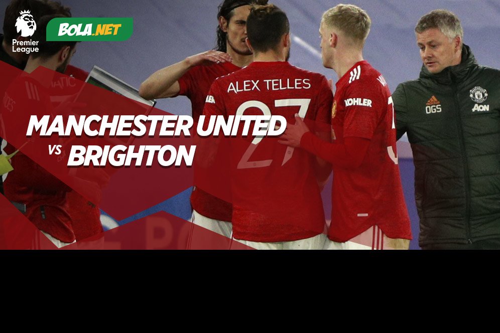Jadwal dan Live Streaming Manchester United vs Brighton di Mola TV, 5 April 2021
