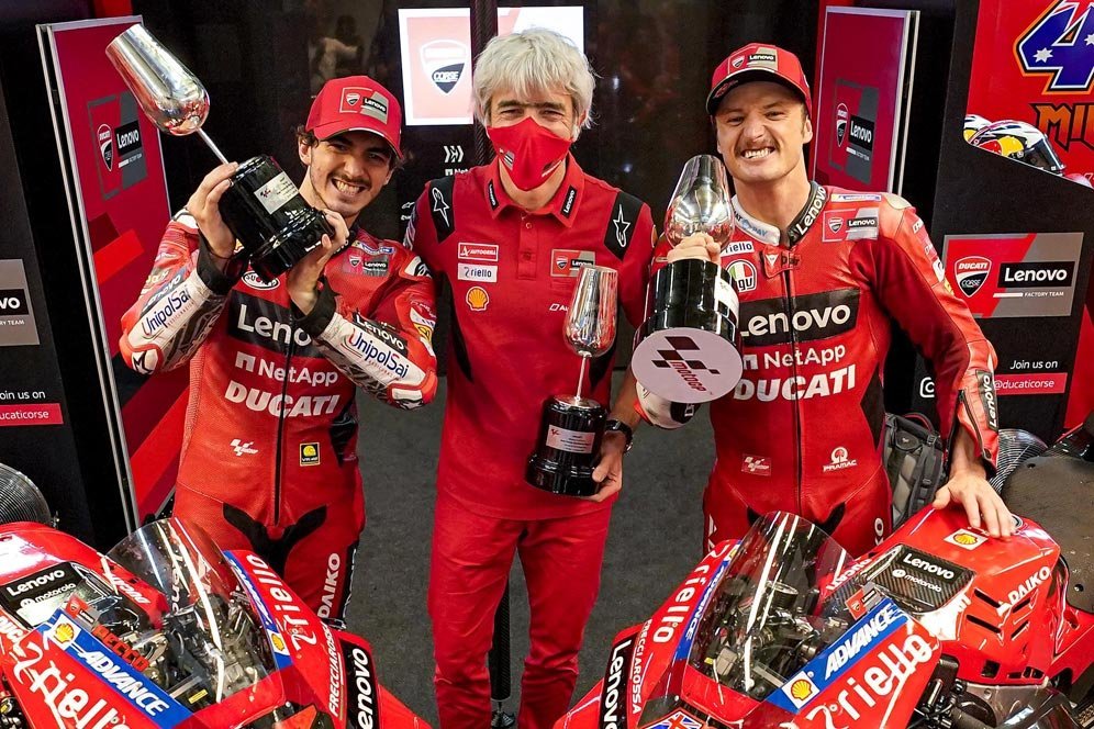Nekat Gaet Miller-Bagnaia, Dall'Igna Sebut Ducati Kini Lebih Harmonis Nekat Gaet Miller-Bagnaia, Dall'Igna Sebut Ducati Kini Lebih Harmonis
