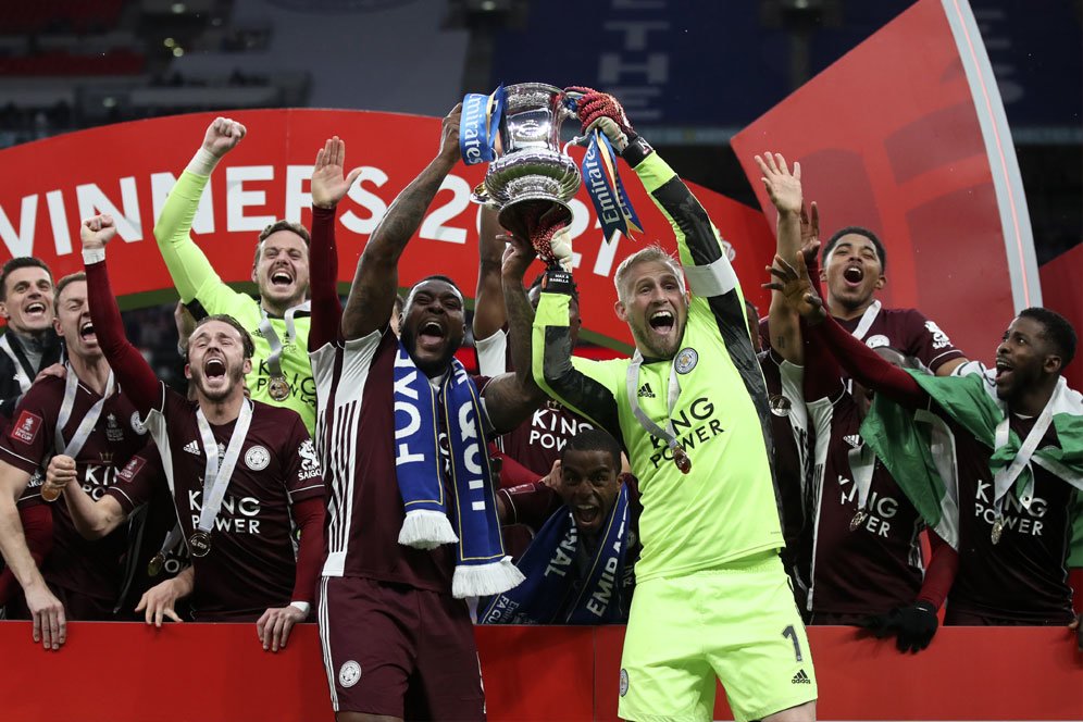 Juara FA Cup, Dua Pemain Leicester City Kibarkan Bendera Palestina di Wembley Juara FA Cup, Dua Pemain Leicester City Kibarkan Bendera Palestina di Wembley