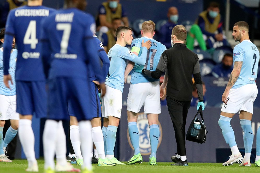 Cedera Tulang Hidung dan Rongga Mata, Kevin De Bruyne Absen di Euro 2020? Cedera Tulang Hidung dan Rongga Mata, Kevin De Bruyne Absen di Euro 2020?
