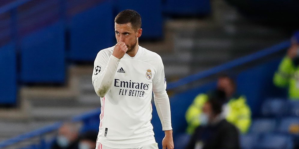 Bintang Real Madrid, Eden Hazard. (c) AP Photo