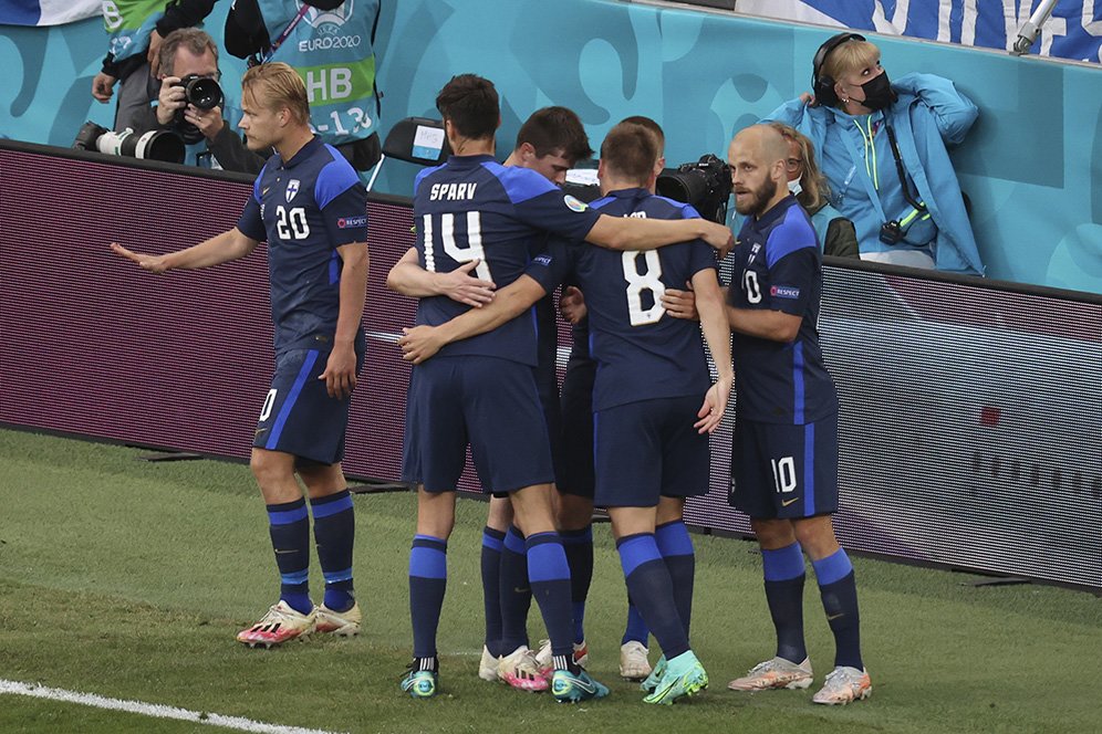 Video: Timnas Finlandia Menang Tipis 1-0 atas Denmark di Euro 2020