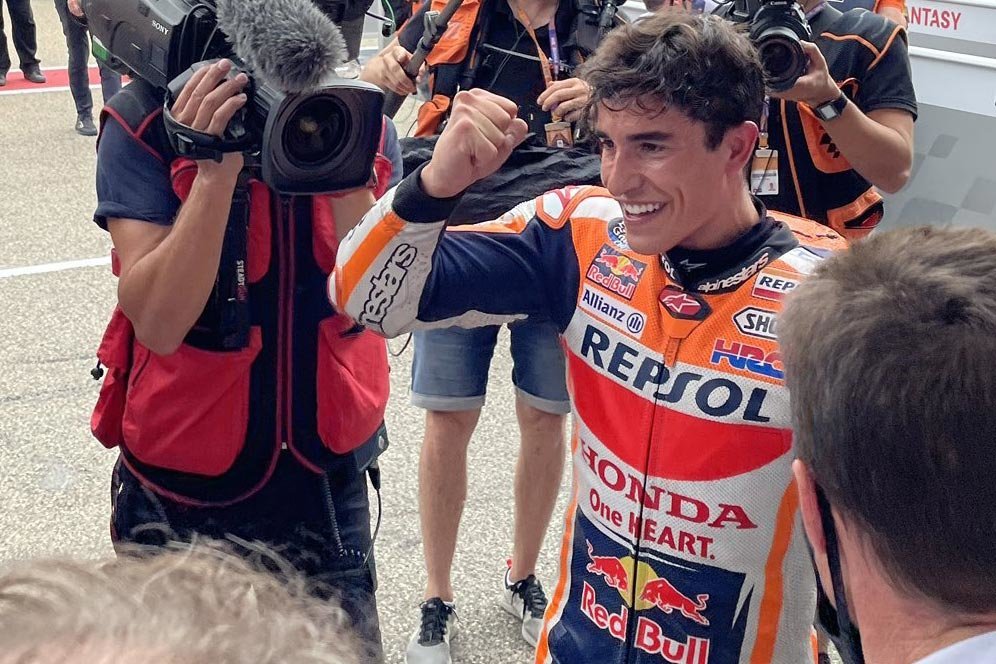 Menangi Sachsenring, Marc Marquez Emosional Teringat Masa-Masa Kelam Menangi Sachsenring, Marc Marquez Emosional Teringat Masa-Masa Kelam