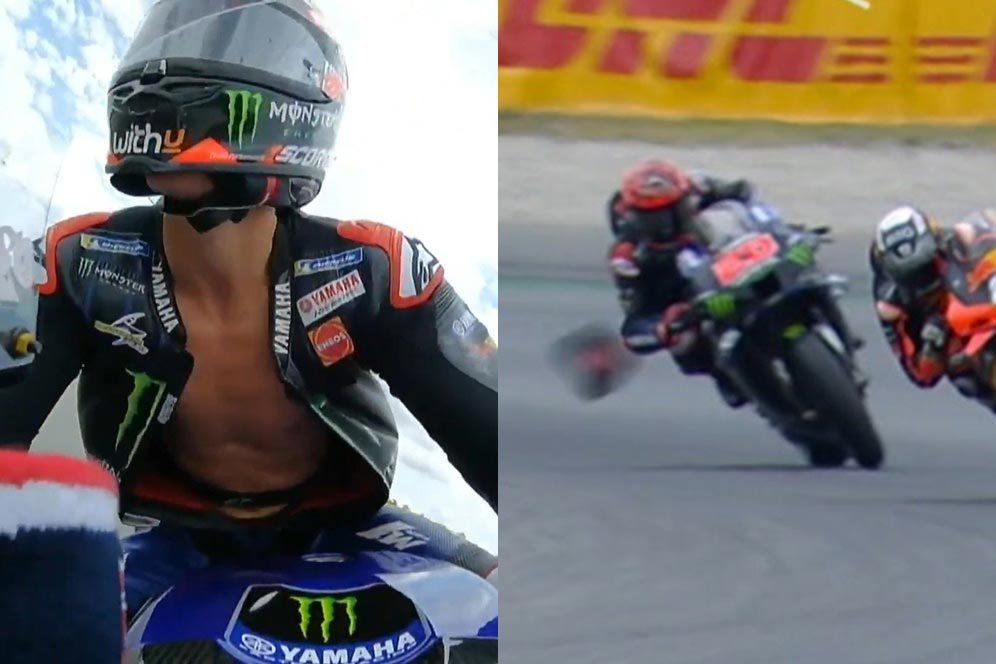Diego Gubellini: Pelindung Dada Fabio Quartararo Terbang Akibat Kecepatan Tinggi