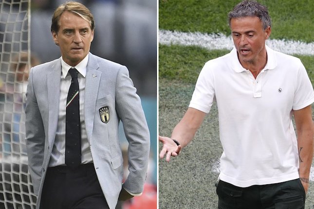 Kejelian Pelatih Bakal Menentukan di Duel Italia vs Spanyol