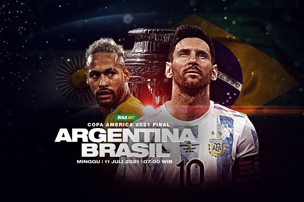 Jadwal Pertandingan Final Copa America 2021: Argentina vs Brasil Jadwal Pertandingan Final Copa America 2021: Argentina vs Brasil