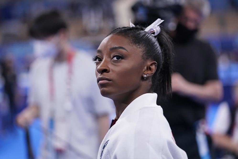 Demi Mental: Simone Biles Mundur dari Final Senam Beregu Olimpiade 2020, AS Raih Perak Demi Mental: Simone Biles Mundur dari Final Senam Beregu Olimpiade 2020, AS Raih Perak