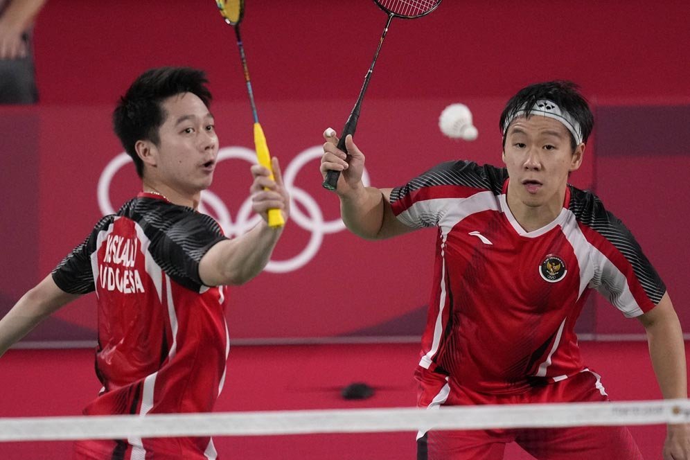 Hasil Bulu Tangkis Olimpiade 2020: Kevin/Marcus Kalah di Tangan Lee/Wang Hasil Bulu Tangkis Olimpiade 2020: Kevin/Marcus Kalah di Tangan Lee/Wang