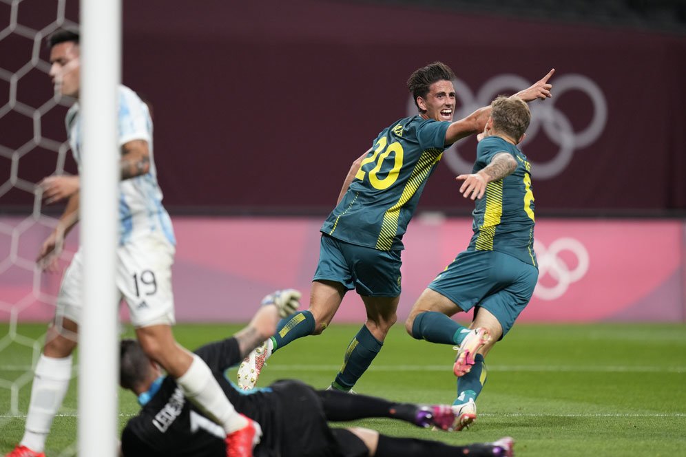 Highlights Sepakbola Olimpiade 2020: Argentina 0-2 Australia