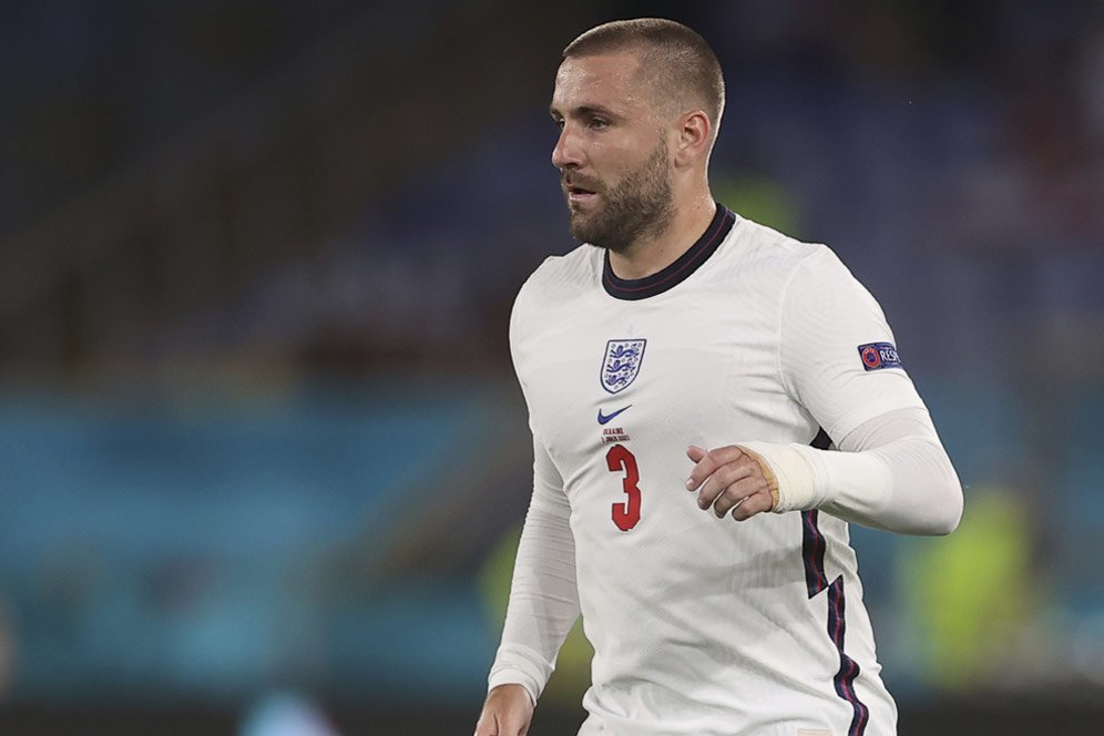 Gemilang di Euro 2020, Luke Shaw Ditunggu Kontrak Baru di Manchester United Gemilang di Euro 2020, Luke Shaw Ditunggu Kontrak Baru di Manchester United