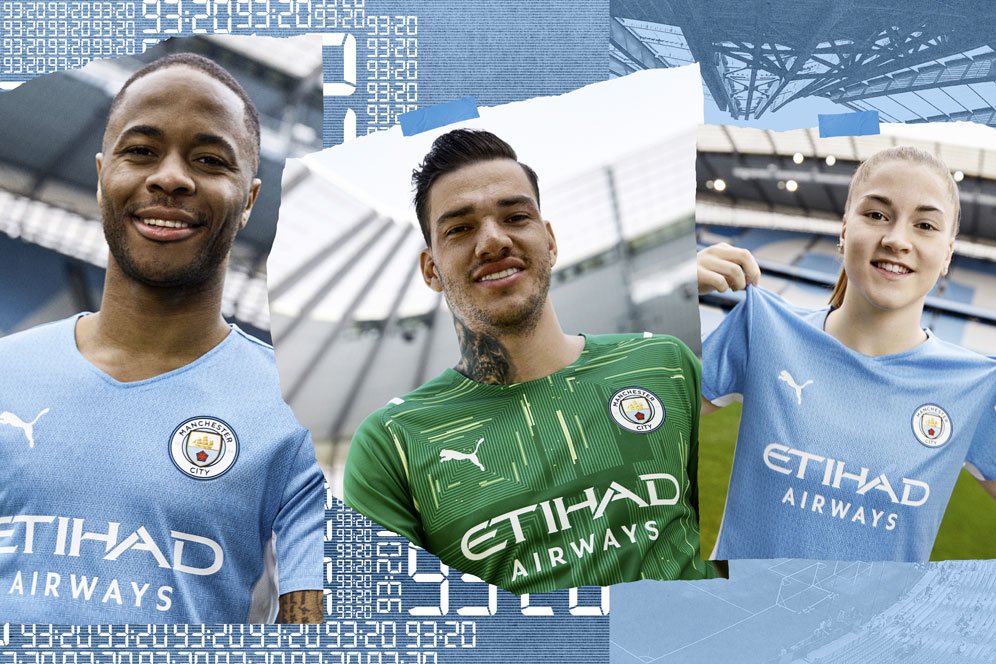 Manchester City Rilis Jersey Home 2021-22, Desainnya Terinspirasi dari Gol Ikonik Aguero Manchester City Rilis Jersey Home 2021-22, Desainnya Terinspirasi dari Gol Ikonik Aguero