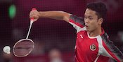Indonesia Open 2021: Anthony Ginting Dijegal Popov, Praveen / Melati Menang WO