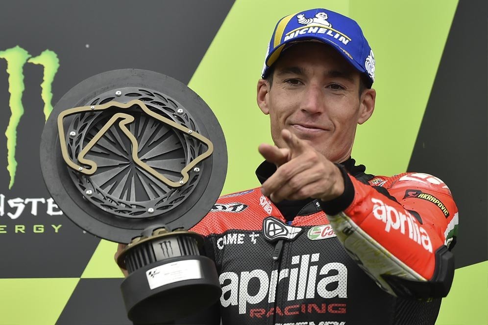 Akhirnya Naik Podium, Aleix Espargaro: Masa Depan Aprilia Menjanjikan Akhirnya Naik Podium, Aleix Espargaro: Masa Depan Aprilia Menjanjikan