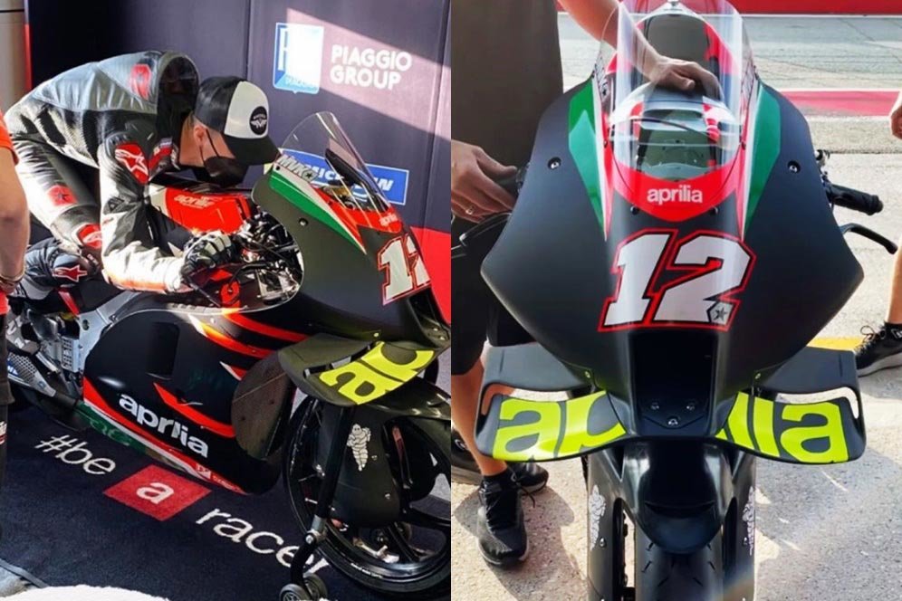 Maverick Vinales Akhirnya Pamer Motor Aprilia, Siap Uji Coba di Misano Maverick Vinales Akhirnya Pamer Motor Aprilia, Siap Uji Coba di Misano