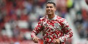 Cakepnya Penampakan Cristiano Ronaldo di Sesi Pemanasan MU vs Newcastle