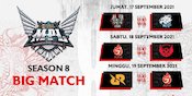 Live Streaming Pekan Keenam MPL ID Season 8 di Vidio, 17 hingga 19 September 2021 Live Streaming Pekan Keenam MPL ID Season 8 di Vidio, 17 hingga 19 September 2021