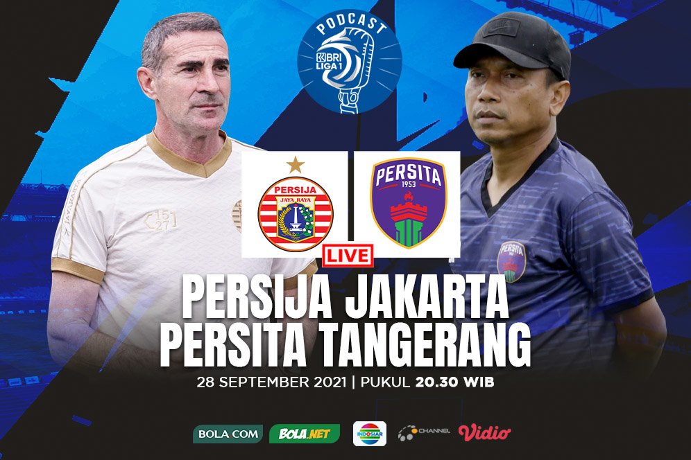 Yuk Dengarkan Bolanet Live Podcast BRI Liga 1: Persija Jakarta vs Persita Tangerang