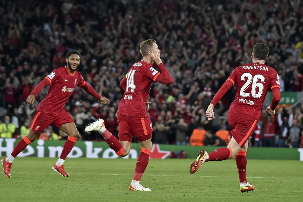 Jordan Henderson Akhiri 7 Tahun Paceklik Gol di Liga Champions Jordan Henderson Akhiri 7 Tahun Paceklik Gol di Liga Champions