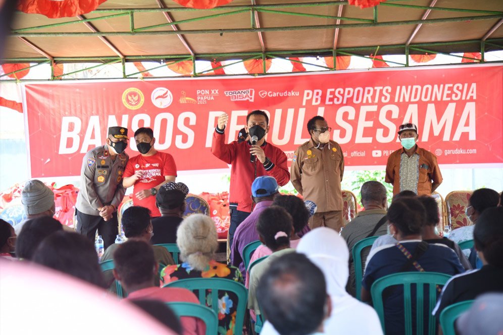 Sambut Turnamen Ekshibisi PON Papua 2021, PB Esport Indonesia Gelar Vaksinasi dan Baksos Sambut Turnamen Ekshibisi PON Papua 2021, PB Esport Indonesia Gelar Vaksinasi dan Baksos