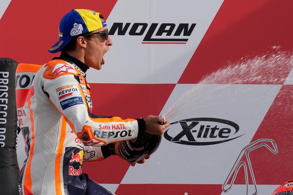 Bantah Kevin Schwantz, Marc Marquez: Meski Belum Pulih, Saya Tak Kepikiran Cedera Bantah Kevin Schwantz, Marc Marquez: Meski Belum Pulih, Saya Tak Kepikiran Cedera