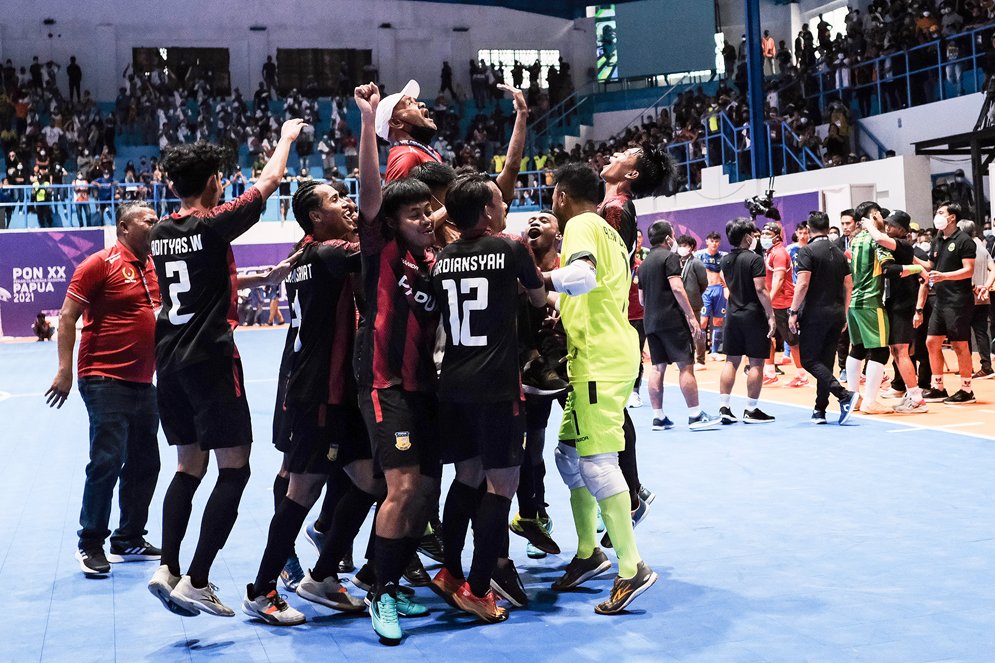 Hasil Futsal PON Papua 2021: Kalahkan Jabar, Papua Raih Emas Hasil Futsal PON Papua 2021: Kalahkan Jabar, Papua Raih Emas