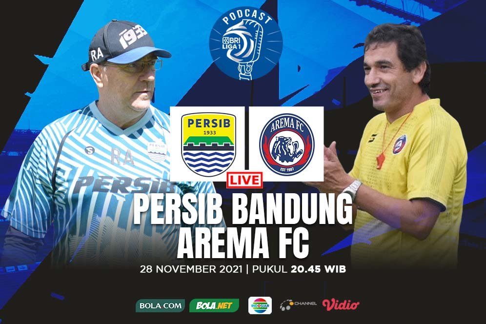Yuk Dengerin Live Podcast BRI Liga 1: Persib Bandung vs Arema FC Yuk Dengerin Live Podcast BRI Liga 1: Persib Bandung vs Arema FC