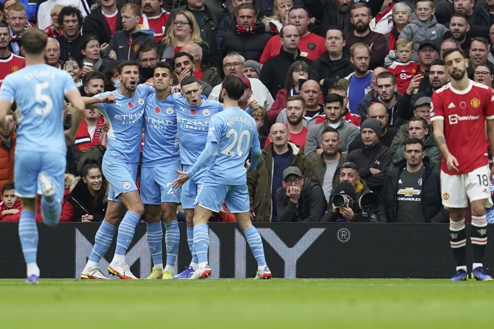 Hasil Babak Pertama: Man City Unggul 2-0, De Gea Tampil Gemilang Hasil Babak Pertama: Man City Unggul 2-0, De Gea Tampil Gemilang