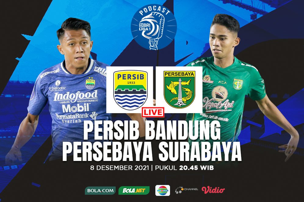 Yuk Dengerin Live Podcast BRI Liga 1: Persib Bandung vs Persebaya Surabaya Yuk Dengerin Live Podcast BRI Liga 1: Persib Bandung vs Persebaya Surabaya