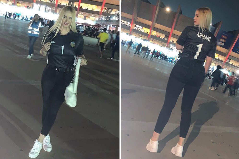 Pesona Daniela, Model dan Pengacara asal Kolombia Istri Kiper Timnas Argentina Pesona Daniela, Model dan Pengacara asal Kolombia Istri Kiper Timnas Argentina