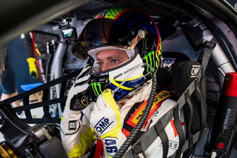 Makin Serius Geluti Balap Mobil, Valentino Rossi Jajal Mobil Audi GT3 di Valencia Makin Serius Geluti Balap Mobil, Valentino Rossi Jajal Mobil Audi GT3 di Valencia