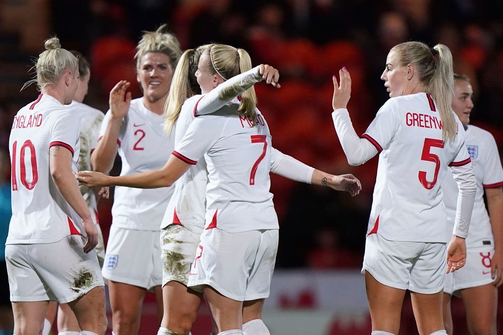 Menggila, Timnas Putri Inggris Bekuk Latvia 20-0 di Kualifikasi Piala Dunia Wanita 2023 Menggila, Timnas Putri Inggris Bekuk Latvia 20-0 di Kualifikasi Piala Dunia Wanita 2023